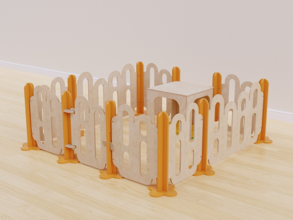 Модульный игровой манеж из коллекции «НЕГА» №1 (малый)