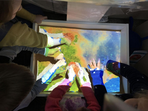 Интерактивная песочница-стол «Островок»