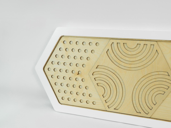 Декоративная тактильная панель - «Рельефные круглые формы»