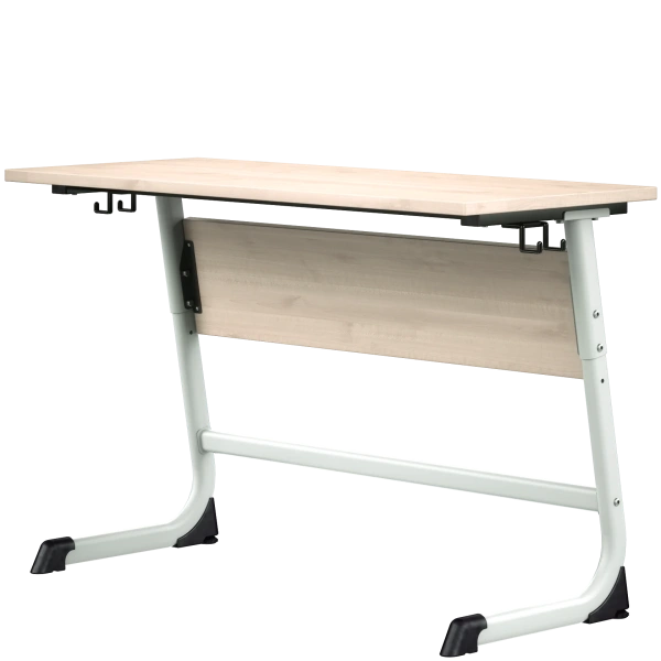 Стол ученический «Оптима» 2 — местный, регулируемый 3 - 5 группа, клен танзай 22 мм 