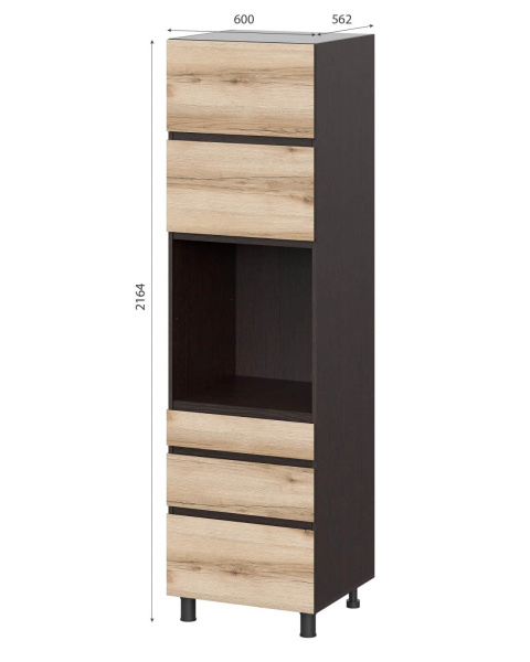 Пенал под духовку 6п1 600 мм