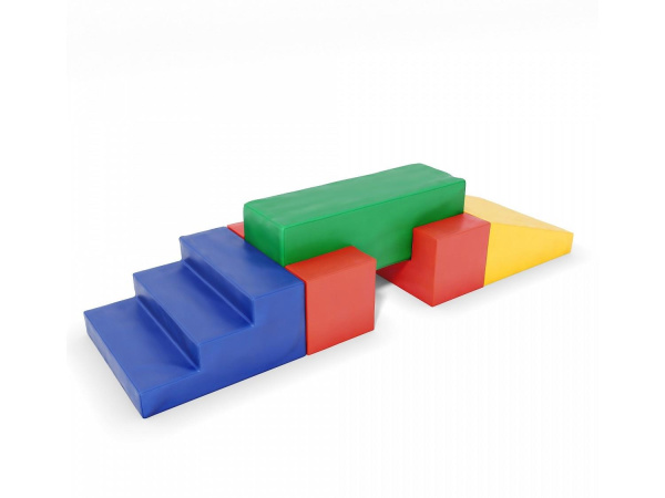 Мягкий спортивный модуль «Мост» синий