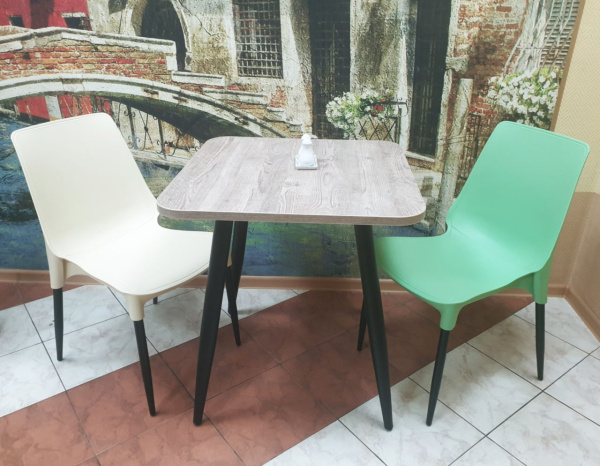 Основание для стола SHT-TU14 черный муар