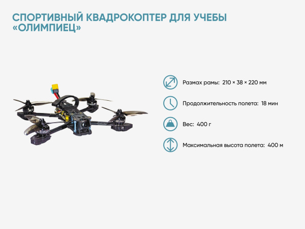 Спортивно-образовательный квадрокоптер «Олимпиец»