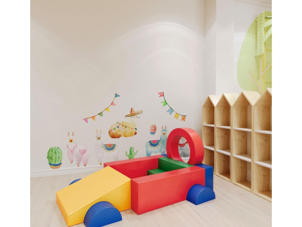 Мягкий игровой комплекс «Спорткар» синий