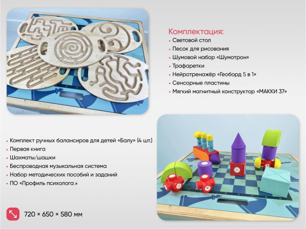 Комплект психолога «Инклюзивный куб» для работы с детьми