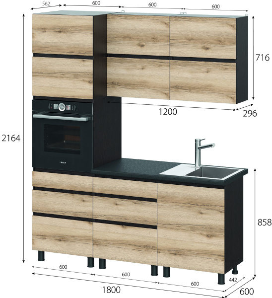 Берген 3/ 1,8 м