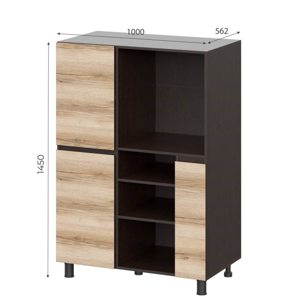 Тумба многофункциональная  10ш1 сборка не универсальная 1000 мм