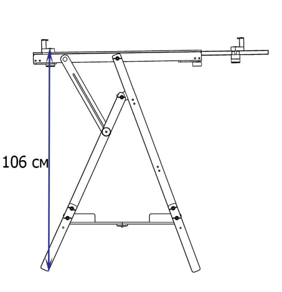 Мольберт трансформер Темный Клод