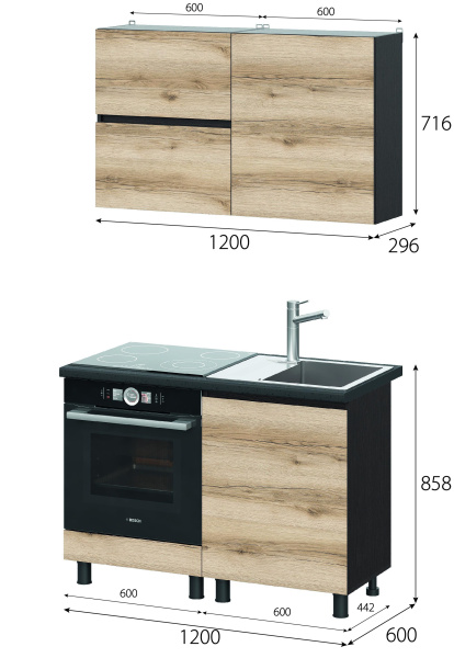 Берген 3/ 1,2 м