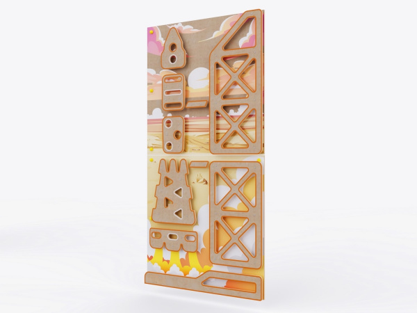 Скалодром для детей «Космодром Плесецк» из серии «Моя Россия»