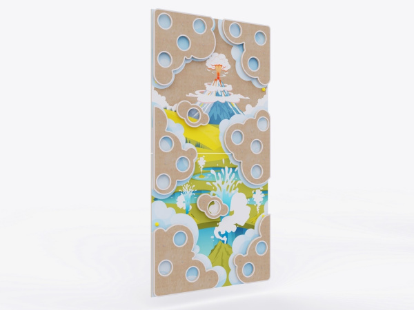 Скалодром для детей «Вулканы и гейзеры Камчатки» из серии «Моя Россия»