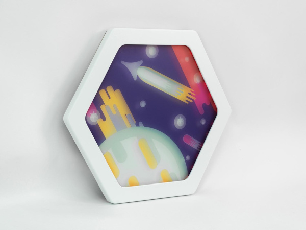 Декоративная тактильная панель с подсветкой - «Космос»