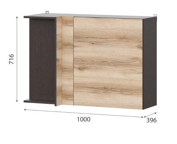 Шкаф угловой 10ув 1000 мм