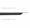 Стол барный SHT-TU3/H110/TT32 80 СТЕКЛО/МДФ