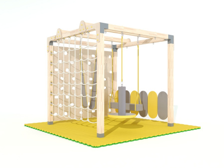Спортивно-игровой комплекс «Сенсорум» для сенсомоторной интеграции и нейрокоррекции. 2.2х2.2 м.