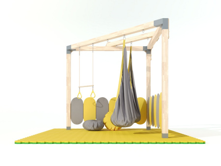 Угловой спортивно-игровой комплекс «Сенсорум» для сенсомоторной интеграции и нейрокоррекции.