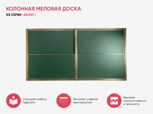 Колонная меловая доска BS - 40